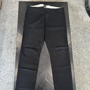 J.Crew, 34x32, Black 484 Slim-fit stretch chino pant, Brand New/Never Worn